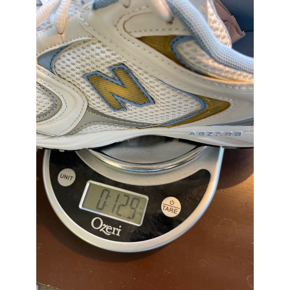 New Balance 409 Womens White Light Blue Silver Running Shoes CW409WB Size 11 - Picture 11 of 11
